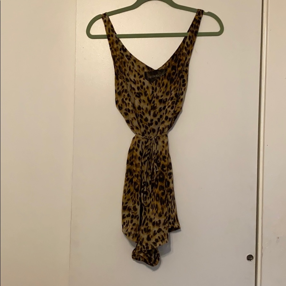 Reformstion leopard-print onsie